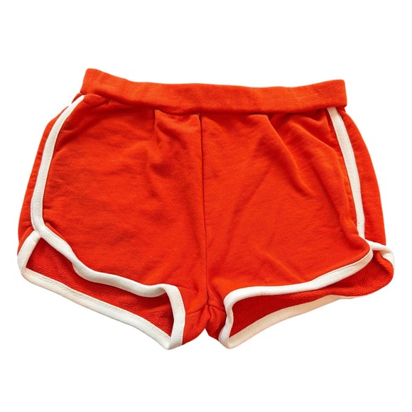 Hanna Andersson Other - Hanna Andersson Kids Orange Spice French Terry Dolphin Vent Shorts Size 6-7